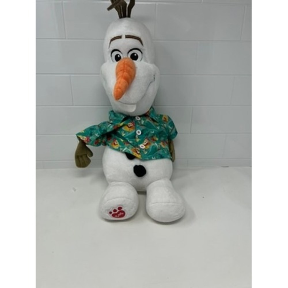 Build-A-Bear Disney Frozen Olaf Plush Snowman with Hawaiian Shirt Stuffed Animal